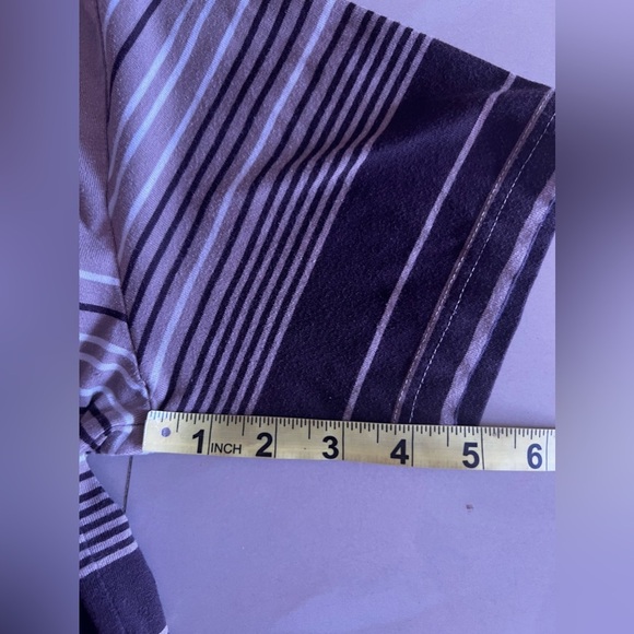 LADA  Men's Striped Collared Buttoned Shirt  pocket‎ cotton Polyester size M - Picture 13 of 16